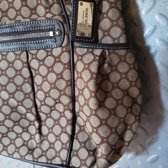 EUC NINE WEST geometric brown / neutral tones bag (OS) - Picture 5 of 13